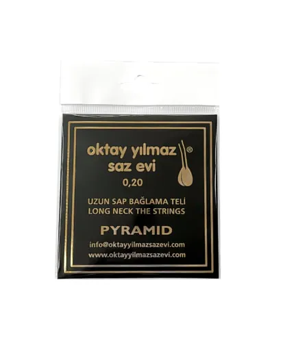 0,20 Langhals-Bağlama Piramid-Saiten – 1