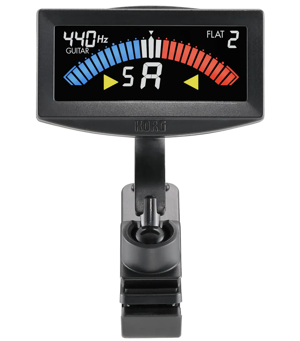 Korg PitchCrow AW-4 Clip-On Tuner (schwarz) – 1