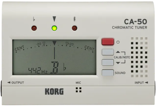 Korg CA-50 Kromatik Tuner (beyaz)